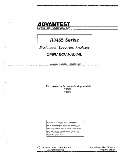 Advantest ADV R3463 252C R3465 Series Operation  Advantest ADV R3463_252C R3465 Series Operation.pdf