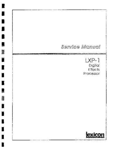 LEXICON hfe   lxp-1 service  LEXICON Audio LXP-1 hfe_lexicon_lxp-1_service.pdf