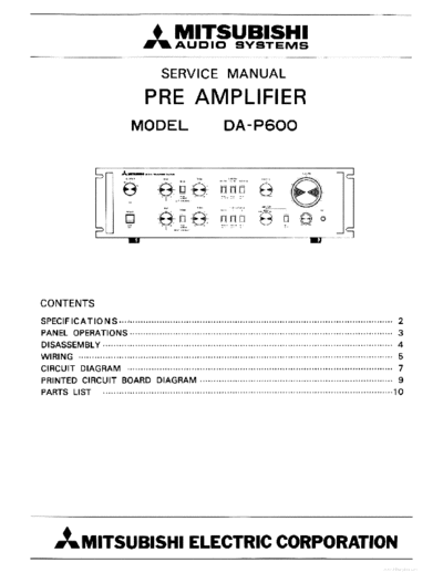 MITSUBISHI hfe mitsubishi da-p600 service en  MITSUBISHI Audio DA-P600 hfe_mitsubishi_da-p600_service_en.pdf