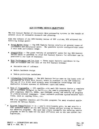 ncr EP-9880-01 NEAT3 Programming Text Part2 Sep71  ncr century EP-9880-01_NEAT3_Programming_Text_Part2_Sep71.pdf