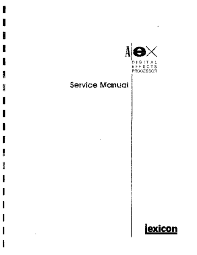 LEXICON ALEX SERVICE MANUAL  LEXICON Audio Alex ALEX_SERVICE_MANUAL.pdf