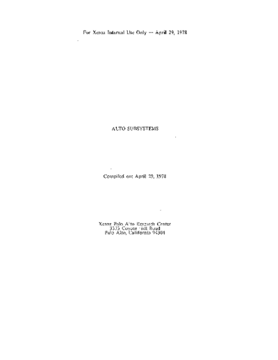 xerox Alto Subsystems Apr78  xerox alto memos_1978 Alto_Subsystems_Apr78.pdf