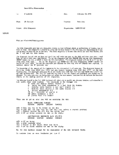 xerox Disk Diagnostic Feb78  xerox alto memos_1978 Disk_Diagnostic_Feb78.pdf