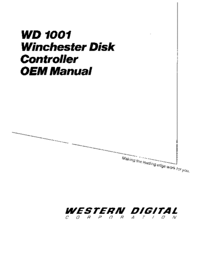 Western Digital 80-031003-00 A1 WD1001 OEM Manual Feb83  Western Digital WD100x 80-031003-00_A1_WD1001_OEM_Manual_Feb83.pdf