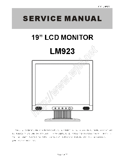 AOC AOC+LM923  AOC Monitor LM923 AOC+LM923.pdf