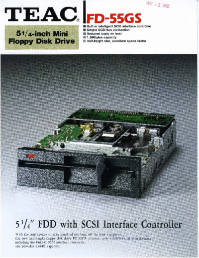 teac FD-55GS Brochure Feb91  teac brochures TEAC_FD-55GS_Brochure_Feb91.pdf