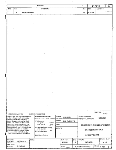 xerox 19790326 Notetaker Battery Module  xerox notetaker schematics 19790326_Notetaker_Battery_Module.pdf