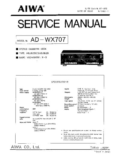 AIWA hfe   ad-wx707 service en  AIWA Audio AD-WX707 hfe_aiwa_ad-wx707_service_en.pdf