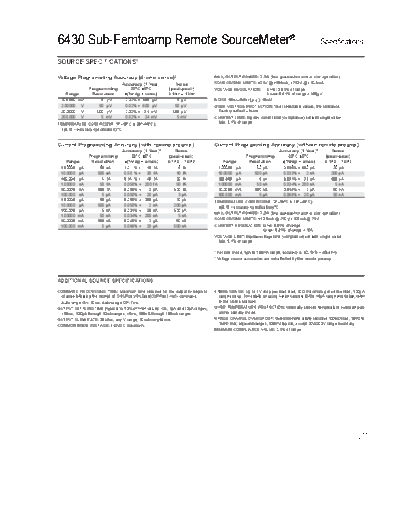 Keithley SPEC-6430 F Oct 2011  Keithley 6430 SPEC-6430_F_Oct_2011.pdf