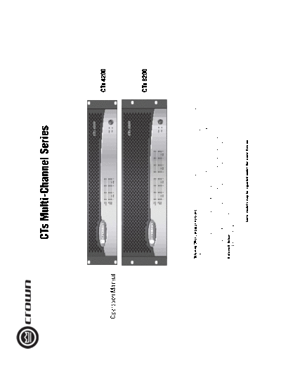 CROWN hfe_crown_cts_4200_8200  CROWN Audio CTs 8200 hfe_crown_cts_4200_8200.pdf