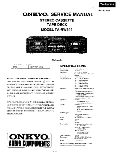 ONKYO hfe onkyo ta-rw344 service  ONKYO Audio TA-RW344 hfe_onkyo_ta-rw344_service.pdf