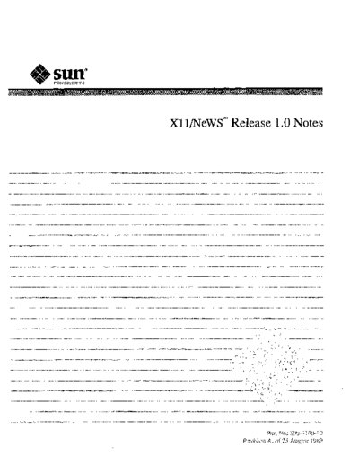 sun X11 NeWS 1.0 Release Notes Aug89  sun NeWS X11_NeWS_1.0_Release_Notes_Aug89.pdf