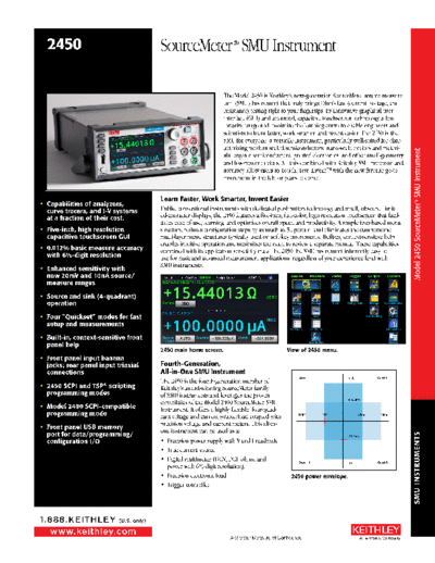 Keithley 2450 DataSheet  Keithley 2450 2450 DataSheet.pdf