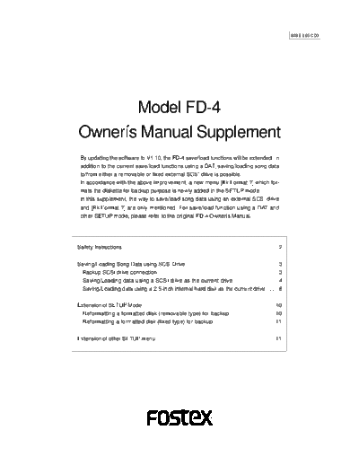 FOSTEX hfe fostex fd-4 supplement 2 en  FOSTEX Audio FD-4 hfe_fostex_fd-4_supplement_2_en.pdf