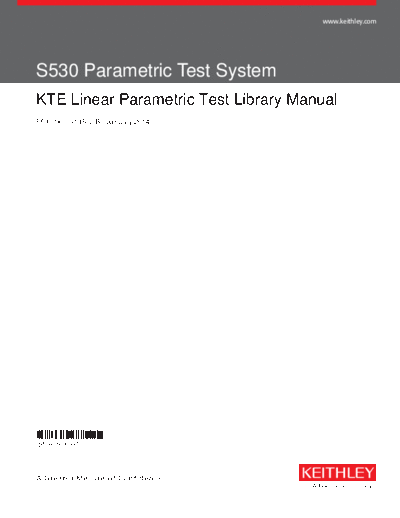 Keithley S530-900-01 (B - Jan 2014)(KTE LPT)  Keithley SCS S530 S530-900-01 (B - Jan 2014)(KTE LPT).pdf