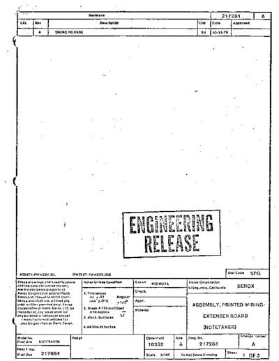 xerox 19781012 Notetaker Extender Board  xerox notetaker schematics 19781012_Notetaker_Extender_Board.pdf