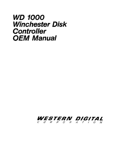 Western Digital WD1000 OEMmanual  Western Digital WD100x WD1000_OEMmanual.pdf