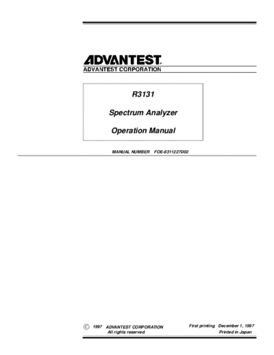 Advantest Advantest R3131 Operation Manual  Advantest R3131 Advantest_R3131_Operation_Manual.pdf