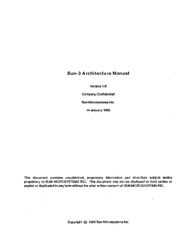 sun Sun-3 Architecture Manual Ver 1.0 Jan85  sun sun3 Sun-3_Architecture_Manual_Ver_1.0_Jan85.pdf
