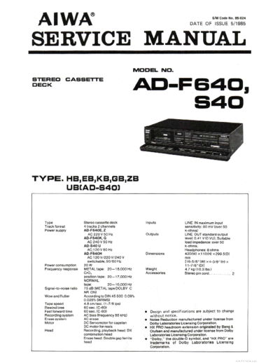 AIWA hfe aiwa ad-f640 s40 service en  AIWA Audio AD-F640 hfe_aiwa_ad-f640_s40_service_en.pdf