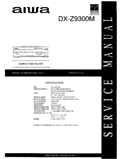 AIWA hfe   dx-z9300m service en  AIWA Audio DX-Z9300M hfe_aiwa_dx-z9300m_service_en.pdf