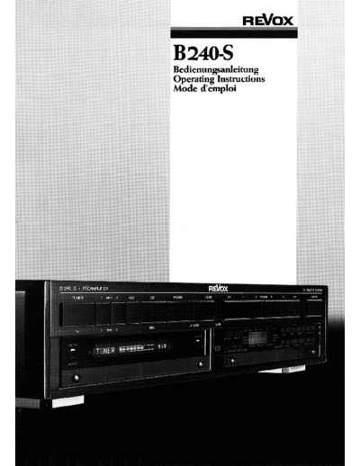 REVOX Revox B240-S Op  REVOX B240 Revox_B240-S_Op.pdf
