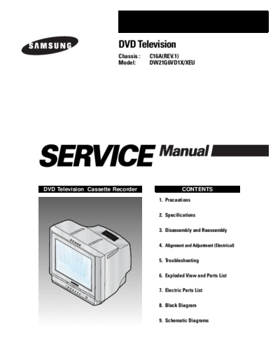 Samsung C16A SB-ET-SI 4760435296  Samsung TV DVD Video DW21G6VD1XXEU chassis C16A rev.1 C16A_SB-ET-SI_4760435296.pdf