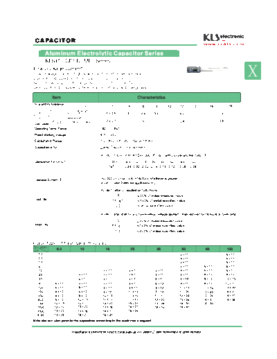 KLS 2012 [radial thru-hole] ML Series  . Electronic Components Datasheets Passive components capacitors KLS KLS 2012 [radial thru-hole] ML Series.pdf