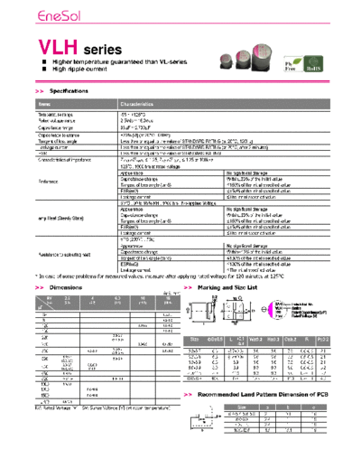 Enesol-Matsuki Matsuki-Enesol (MPCAP-EneCAP) [SMD polymer] VLH Series  . Electronic Components Datasheets Passive components capacitors Enesol-Matsuki Matsuki-Enesol (MPCAP-EneCAP) [SMD polymer] VLH Series.pdf