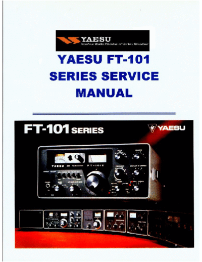 YAESU FT101-Service-Manual  YAESU FT-101 FT101-Service-Manual.pdf