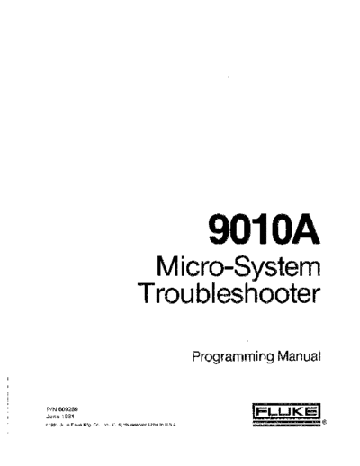 Fluke FLUKE 9010A Programming  Fluke 9010A FLUKE 9010A Programming.pdf