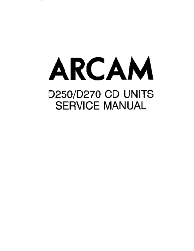 ARCAM hfe   delta 250 270 service en  ARCAM Delta 250 hfe_arcam_delta_250_270_service_en.pdf