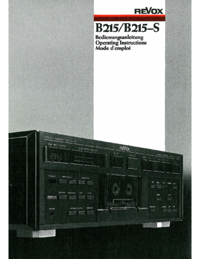 REVOX B215 Op  REVOX B215 Revox_B215_Op.pdf