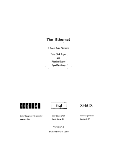 xerox Ethernet Rev1.0 Sep1980  xerox ethernet Ethernet_Rev1.0_Sep1980.pdf
