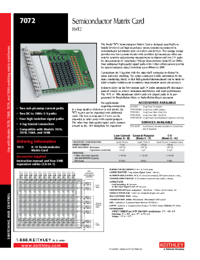 Keithley 7072  Keithley 70xx 7072.pdf