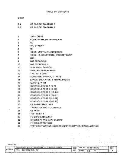 xerox 156P11673A Schematic CP  xerox dandelion schematic 156P11673A_Schematic_CP.pdf