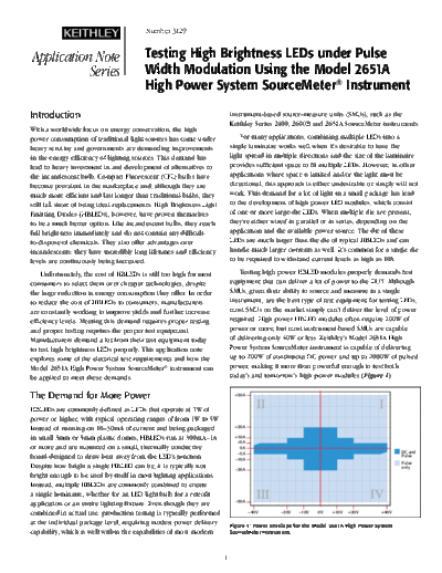 Keithley HBLED AppNote  Keithley Appnotes HBLED AppNote.pdf