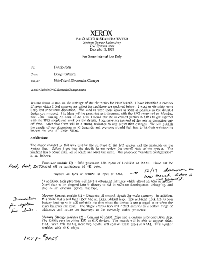 xerox 19791208 NoteTaker2 Electronics Changes  xerox notetaker memos 19791208_NoteTaker2_Electronics_Changes.pdf