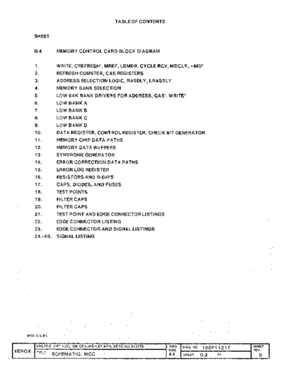 xerox 156P11217B Schematic MCC  xerox dandelion schematic 156P11217B_Schematic_MCC.pdf