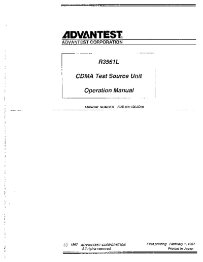 Advantest ADV R3561L Operation  Advantest ADV R3561L Operation.pdf