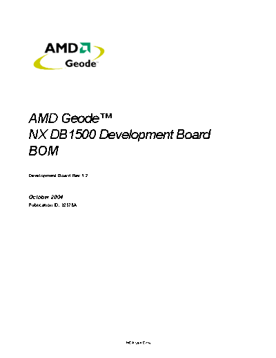 AMD 32578a nxdb1500bom  AMD 32578a_nxdb1500bom.pdf