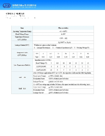 J.d [Gree] J.d [radial thru-hole] CD11ET Series  . Electronic Components Datasheets Passive components capacitors J.d [Gree] J.d [radial thru-hole] CD11ET Series.pdf