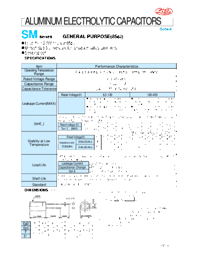 Ltec Ltec [radial] SM series  . Electronic Components Datasheets Passive components capacitors Ltec Ltec [radial] SM series.pdf