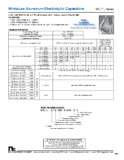 NIC [radial thru-hole] NREFL Series  . Electronic Components Datasheets Passive components capacitors NIC NIC [radial thru-hole] NREFL Series.pdf