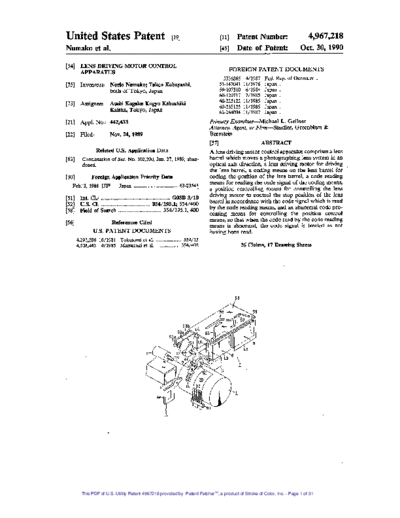 Nikon us4967218  Nikon patents us4967218.pdf