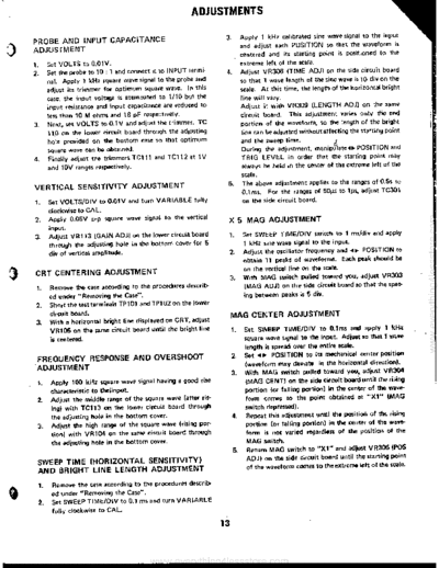 B&K bk model 1461oscilloscope - adjustments and schematic  . Rare and Ancient Equipment B&K bk_model_1461oscilloscope_-_adjustments_and_schematic.pdf