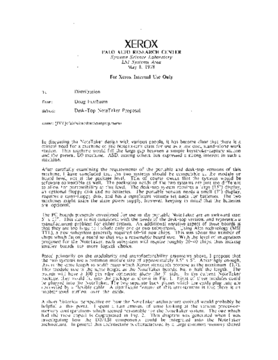 xerox 19780508 Desk-Top NoteTaker Proposal  xerox notetaker memos 19780508_Desk-Top_NoteTaker_Proposal.pdf