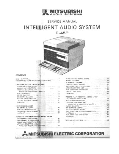 MITSUBISHI hfe mitsubishi e-45p service en  MITSUBISHI Audio DA-R45P hfe_mitsubishi_e-45p_service_en.pdf