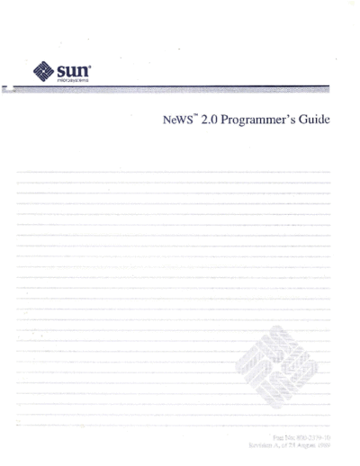 sun 800-2379-10 NeWS 2.0 Programmers Guide Aug89  sun NeWS 800-2379-10_NeWS_2.0_Programmers_Guide_Aug89.pdf