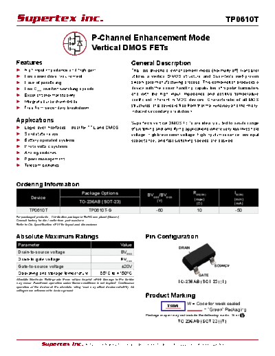 Keithley TP0610  Keithley 2001 ds TP0610.pdf